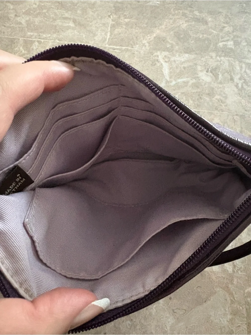 vintage coach purple wristlet y2k
